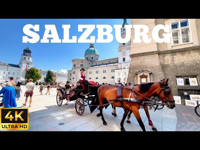 Explore Salzburg in 4K | Stunning Walking Tour of Austria's Cultural Gem