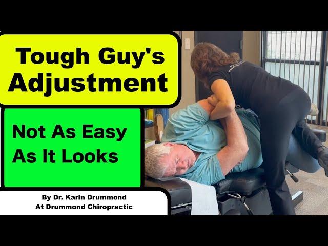 Chiropractic Adjustment - Diversified Chiropractor’s Spinal Treatment