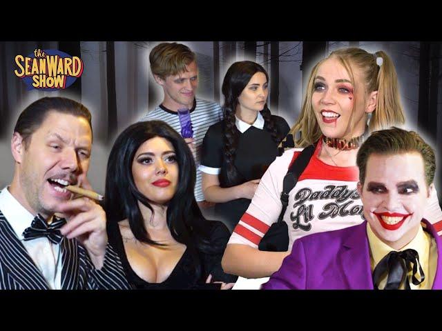 JOKER & HARLEY QUINN vs The Addams Family (epic parody!) The Sean Ward Show