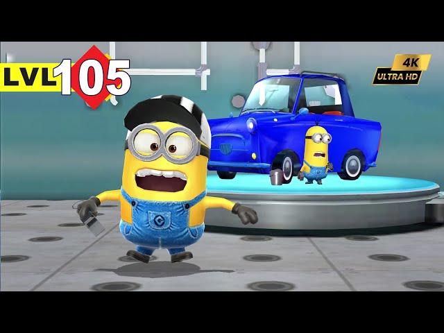 Minion Rush Level 105- Referee Minion Use the slides 6 times in Anti-Villain League- UHD 4k