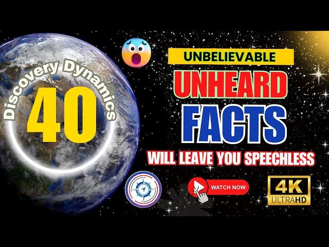 Shocking Secrets: 40 Crazy Facts You Need to Know! 4K | Discovery Dynamics