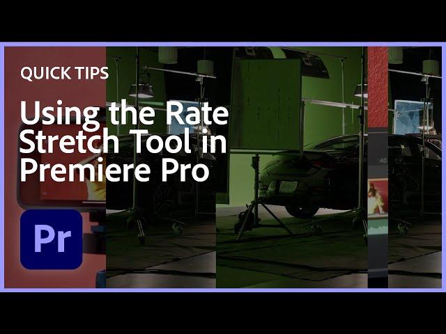 Quick Tips for Premiere Pro - Using the Rate Stretch Tool with Premiere Gal | Tutorial | Adobe Video