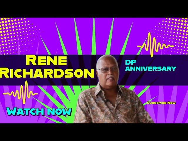 Rene Richardson 70 Anniversary of the DP Party in St. Maarten