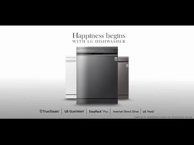 LG Dishwasher | Make Washing Dishes A Fun Activity | LG India