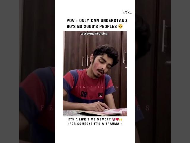 Only Can Understand 90’s Nd 2000’s Peoples|It's A Life Time Memory ️(For Someone It's A Trauma.)