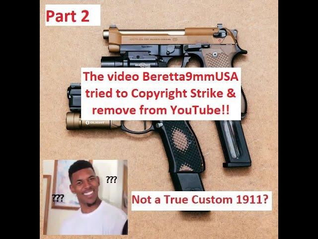 Part 2 - The real reason why Cabot / ACW 1911's are (*NOT A TRUE CUSTOM 1911*)