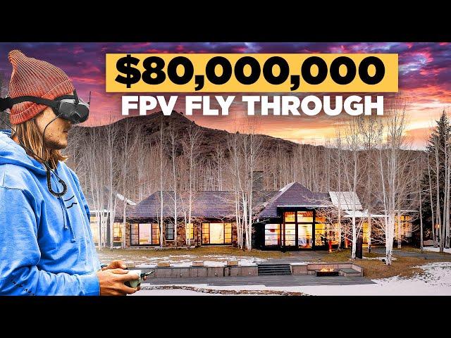 FPV Flythrough of $80,000,000 House | DJI Avata + GoPro Hero 12