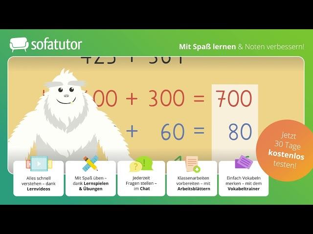 Halbschriftliche Addition einfach erklärt – Mathematik 3. Klasse