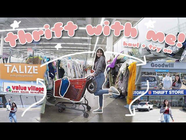 Thrift With Me!! at Toronto's THRIFTING EPICENTRE | Massive Haul + Try On!