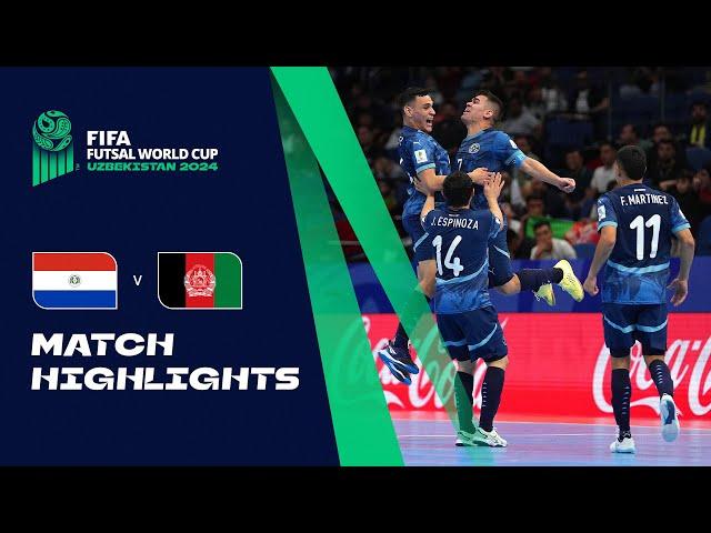 HIGHLIGHTS: Paraguay v Afghanistan | FIFA Futsal World Cup Uzbekistan 2024