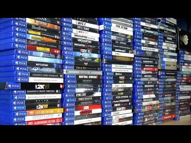 Biggest PS4 Video Game Collection (Over 250+ Games) #TBT