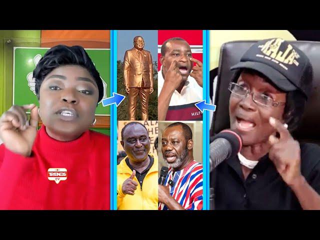 Vim Lady Blαst Akufo Addo Over His Statue; Alan Cash Wife Wαrn Wontumi, Goes Hard On NAPO & NPP