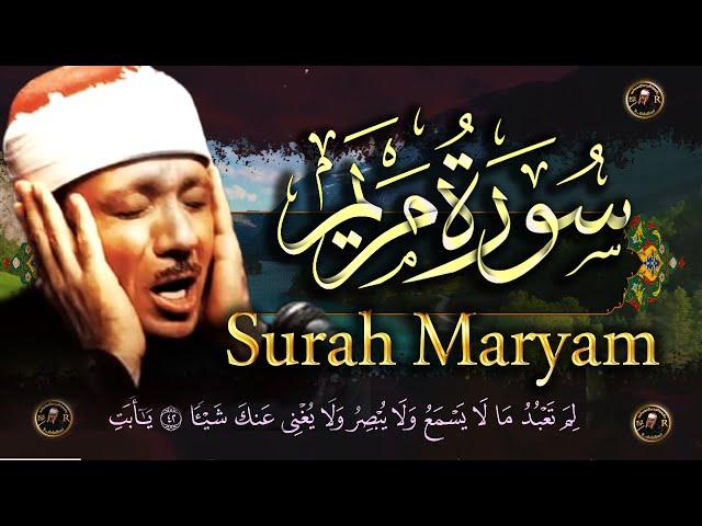 سورة مريم (كاملة)️ عبد الباسط عبد الصمد ||  هدوء وراحة وسكينة|| Quran Surat Maryam