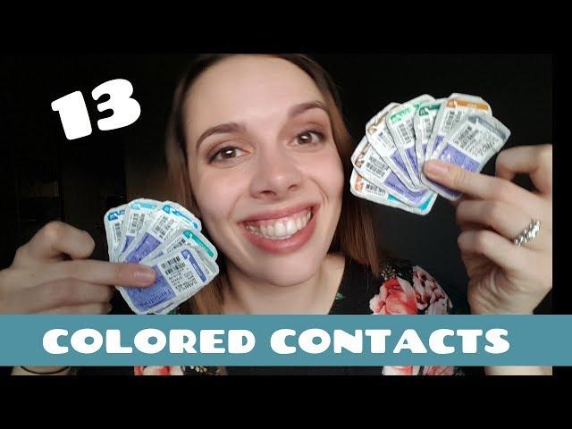 I Try Every Freshlook Colorblends- Colored Contact Lenses on Dark Eyes