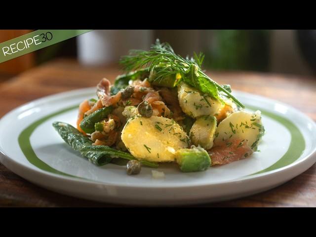 Easy Avocado & Smoked Salmon Potato Salad