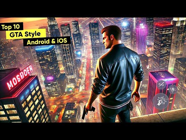 Top 10 Games like Gta 5 for Android 2025 | Top 10 New Open World Games For Android & iOS 2025