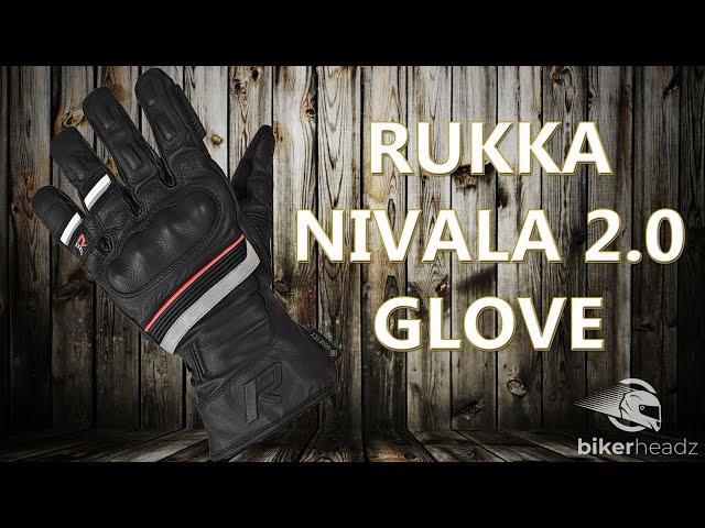 First Look at the RUKKA Nivala 2.0 Gore-Grip Motorcycle Glove 4K Video | bikerheadz.co.uk