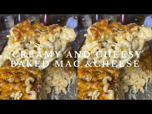 Show Stopping Baked Mac & Cheese Recipe! Super Easy! Creamy and Cheesy!