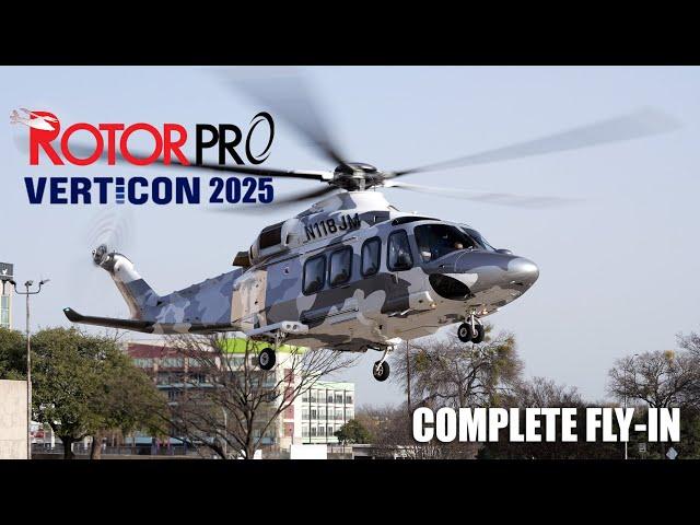 VAI Verticon 2025 Helicopter Fly In Arrivals Video | Dallas, TX