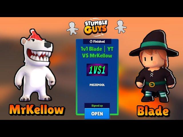 MrKellow vs Blade YT in Stumble Guys