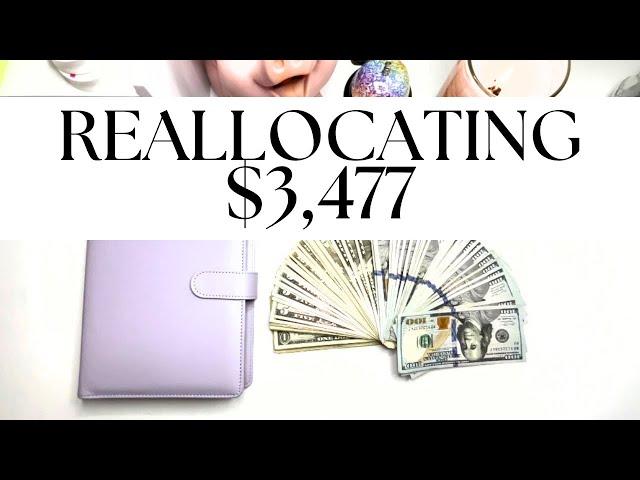 REALLOCATING $3,477 | SINKING FUNDS | #savingschallenges #savings