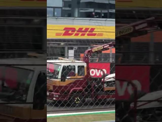 Taking away Zdenek Chovanec’s cars after crashing with his teammate (F3 Sprint Silverstone 2022)