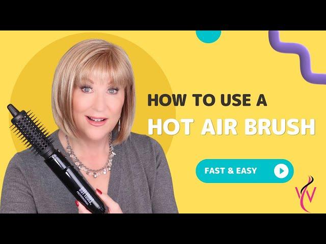 WIG STUDIO 1 | HOW TO USE A HOT AIR BRUSH WITH CRAZY WIG LADY