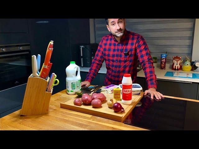 ASMR Cooking: Delicious Cheese & Potato Pie (v)