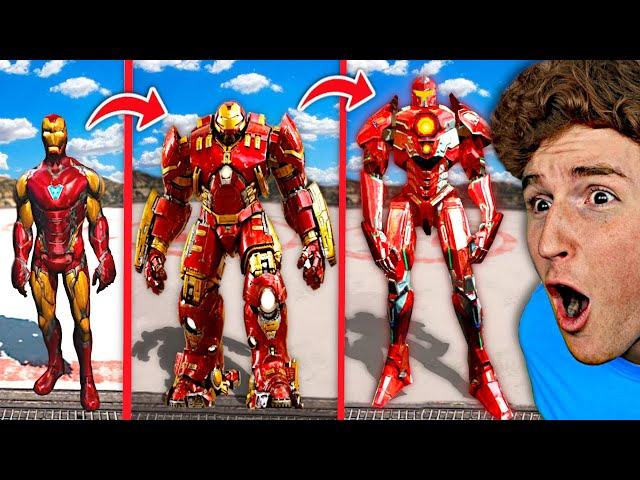 Upgrading IRON MAN Into IRON GOD In GTA 5.. (Mods)