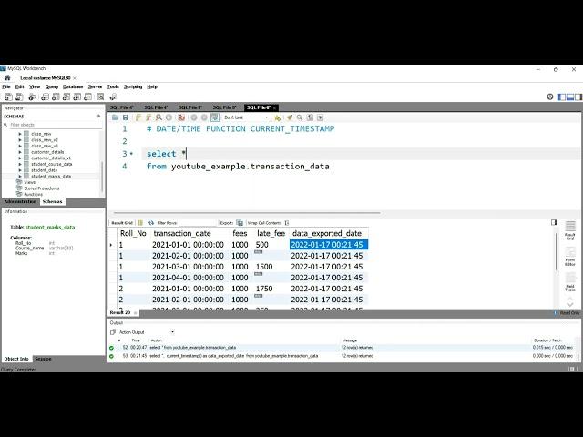 SQL DATE | How to get current date as new column in SQL table | GET Date as New Column in SQL #DATE