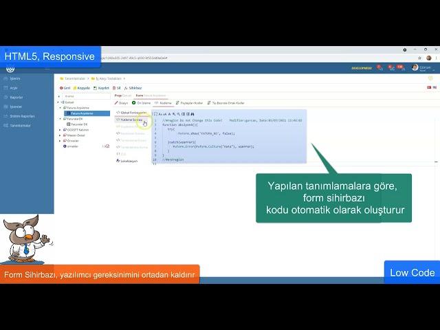 Low Code - Form Sihirbazı ile kodlama bilmeden formları kolayca özelleştirin