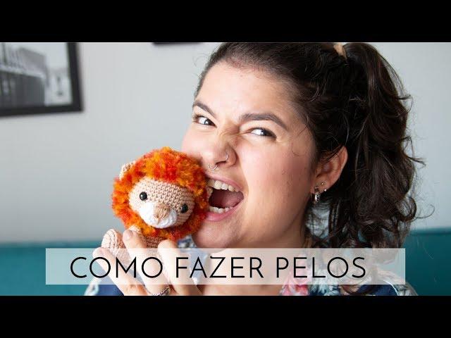 Amigurumi do Zero #50 - Como fazer pelos e cabelos de lã penteada nos amigurumis