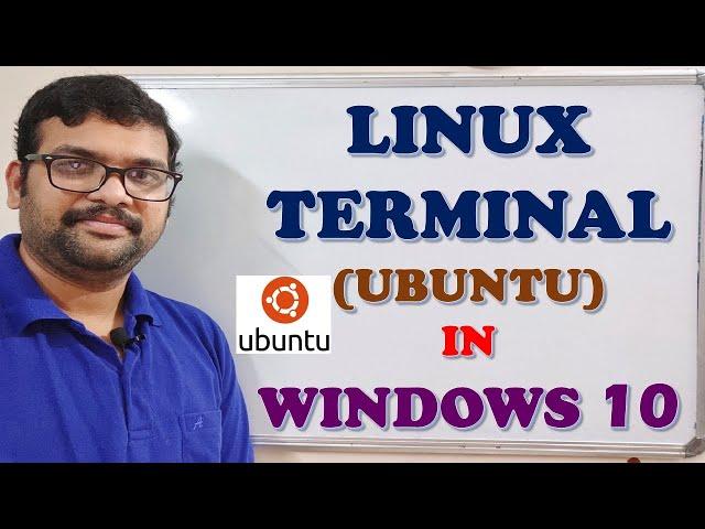 LINUX TERMINAL (UBUNTU) IN WINDOWS 10 || HOW TO USE LINUX TERMINAL IN WINDOWS 10