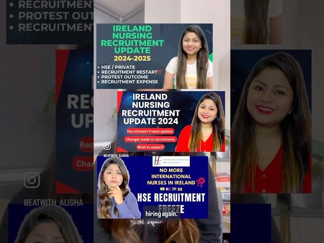 Ireland Nursing Recruitment update 2025 || Nursing jobs in Ireland || Nurse in Ireland