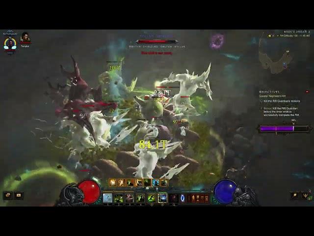 diablo 3 season 31 rank 1 world witch doctor, helltooth bears