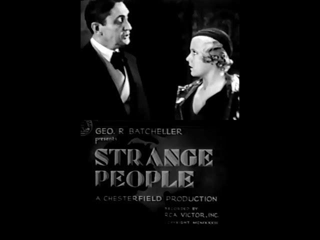 Strange People 1933 - Crime, Drama, Mystery -  John Darrow, Gloria Shea XX