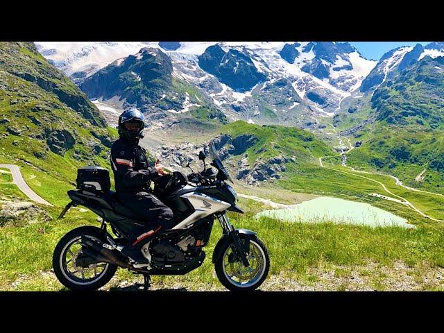 (English) Switzerland & Liechtenstein On My Honda NC750X, The Most Beautiful Passes In The Alps