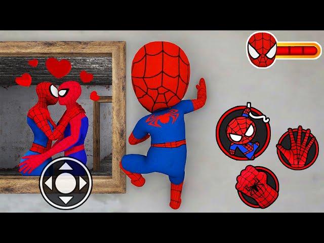 I Played as SpiderBaby and Saw SpiderMan Love?! Granny House