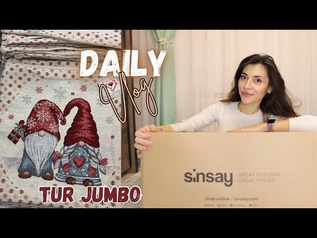 Daily Vlog // O etajera noua | Decoratiuni de Craciun din Jumbo si produse pentru par 