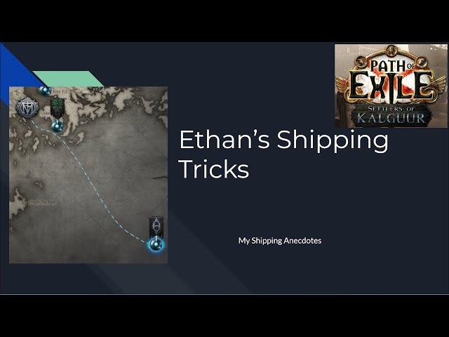 【Path of Exile 3.25】ALL My Shipping Tricks & Which Port? in Settlers League - 1257