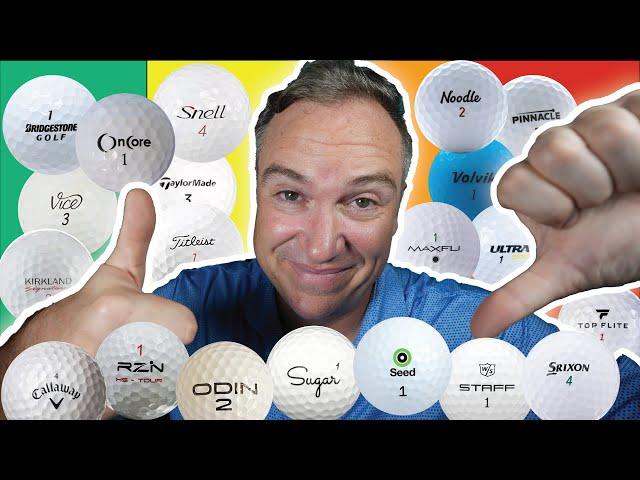 Ranking Golf Balls BEST to WORST