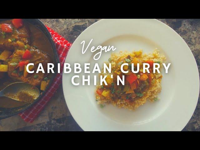 Caribbean Curry Chicken * | Gluten-free Vegan | Korenn Rachelle