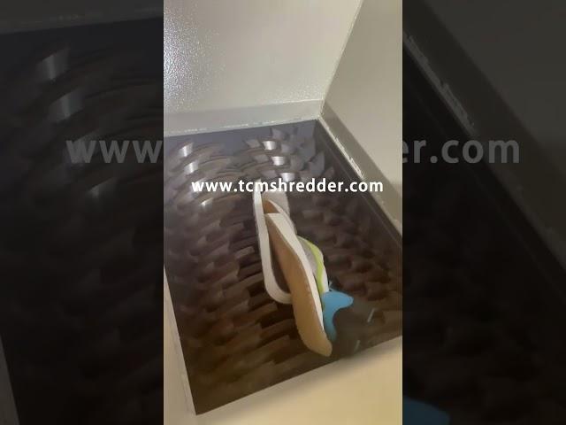 Waste insole shredder