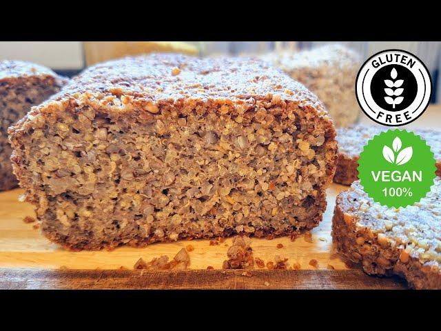 EASIEST MULTI GRAIN and SEED BREAD for weight loss (gluten free and vegan)