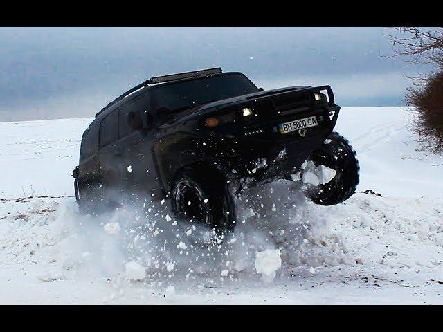 Первый тест на бездорожье, Long Travel FJ Cruiser, Total Chaos, Лонг травел, длиноходная подвеска.