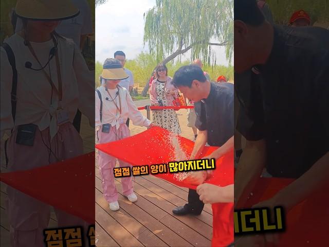 쌀을 무한증식 시킬 수 있는 마술