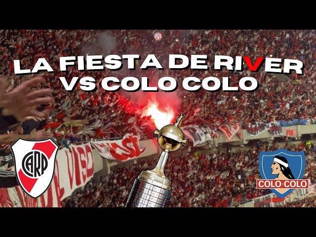 LA HINCHADA DE RIVER VS COLO COLO / 4TOS FINAL LIBERTADORES 2024!