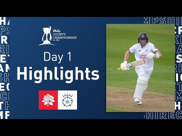 Middleton Stars With Century | Lancashire v Hampshire - Vitality CC, Day One Highlights