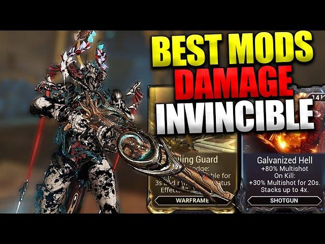 Best Warframe Weapon Mods For High Damage And invincible Warframes!