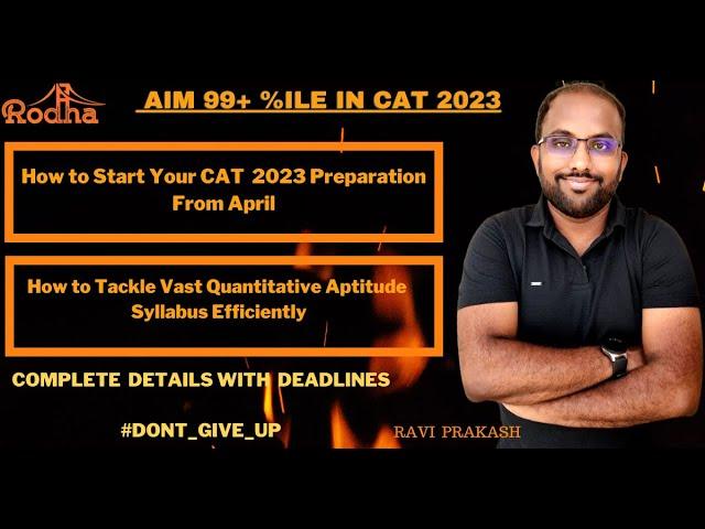 How to Prepare for Quantitative Aptitude for CAT 2023 I Complete Details I AIM 99 Percentile